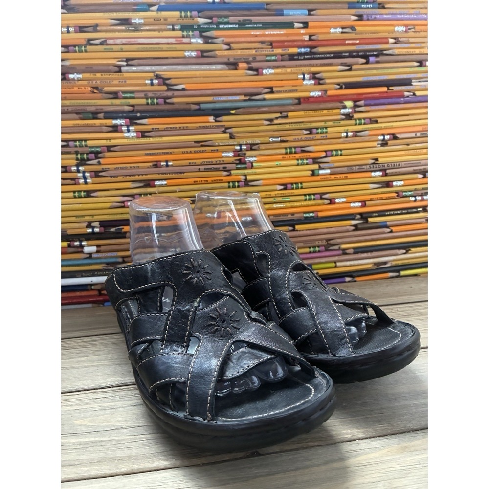 Josef Seibel Black BOHO Slip On Sandals Women's 11.5